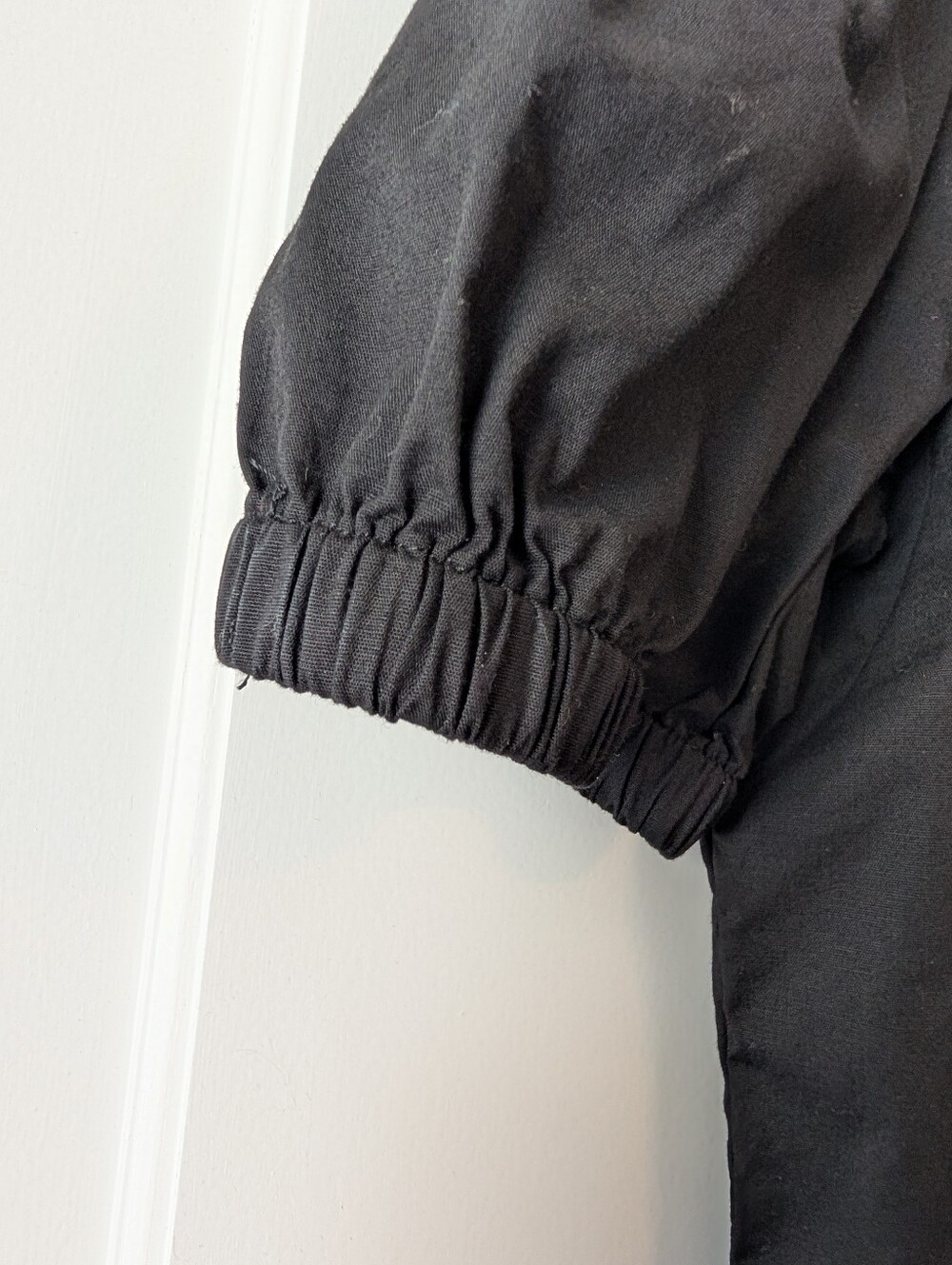 Black Short-Sleeve Button-Down Blackmilk Shirt AU Size 8 - Picture 5 of 10